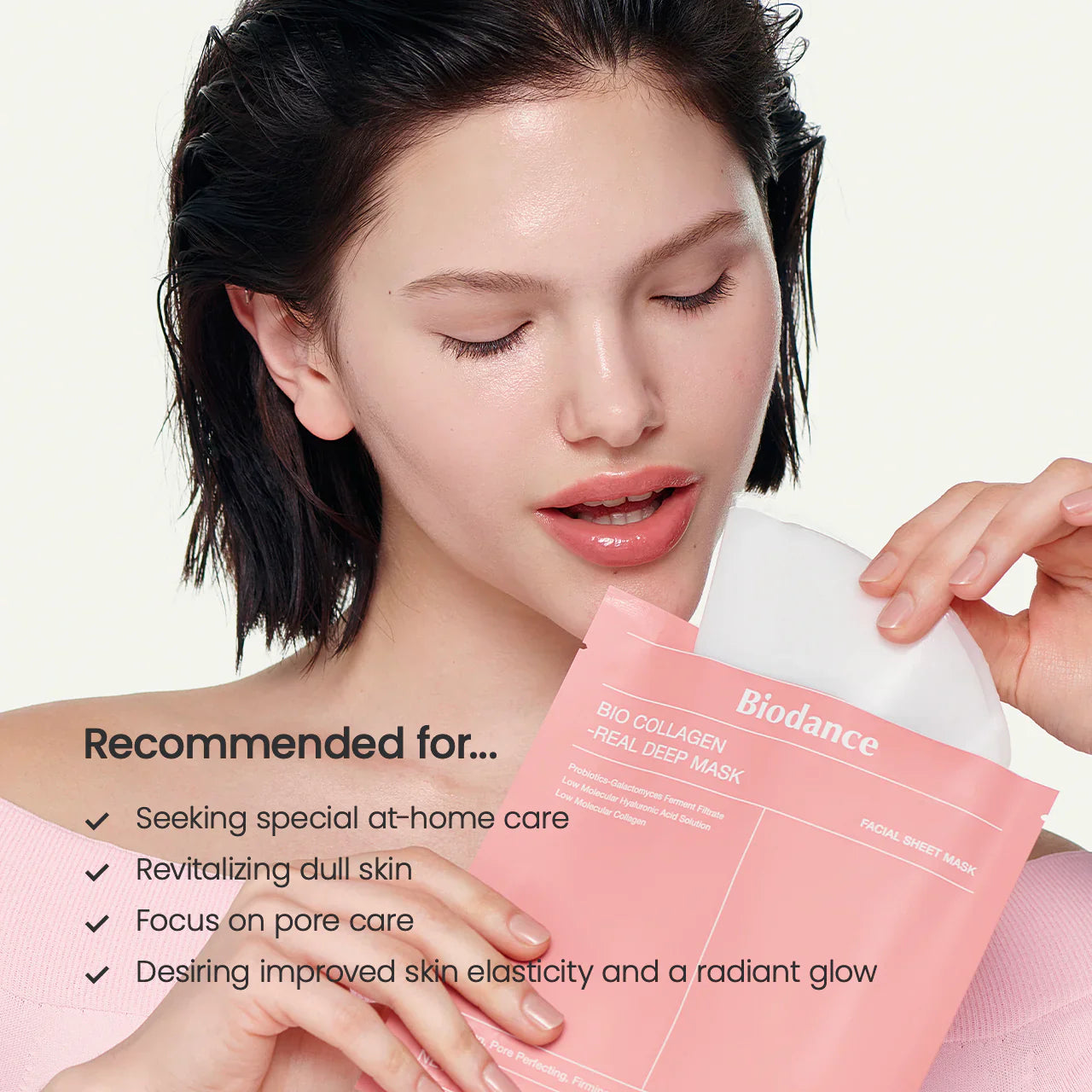 Biodance Mask, Collagen Sheet Mask, Hydrating Face Mask, Firming Mask Korea, Korean Sheet Mask, Anti Aging Mask, Skin Plumping Mask, Deep Hydration Mask, K Beauty Skincare, Glow Face Mask - Makeupstashpk