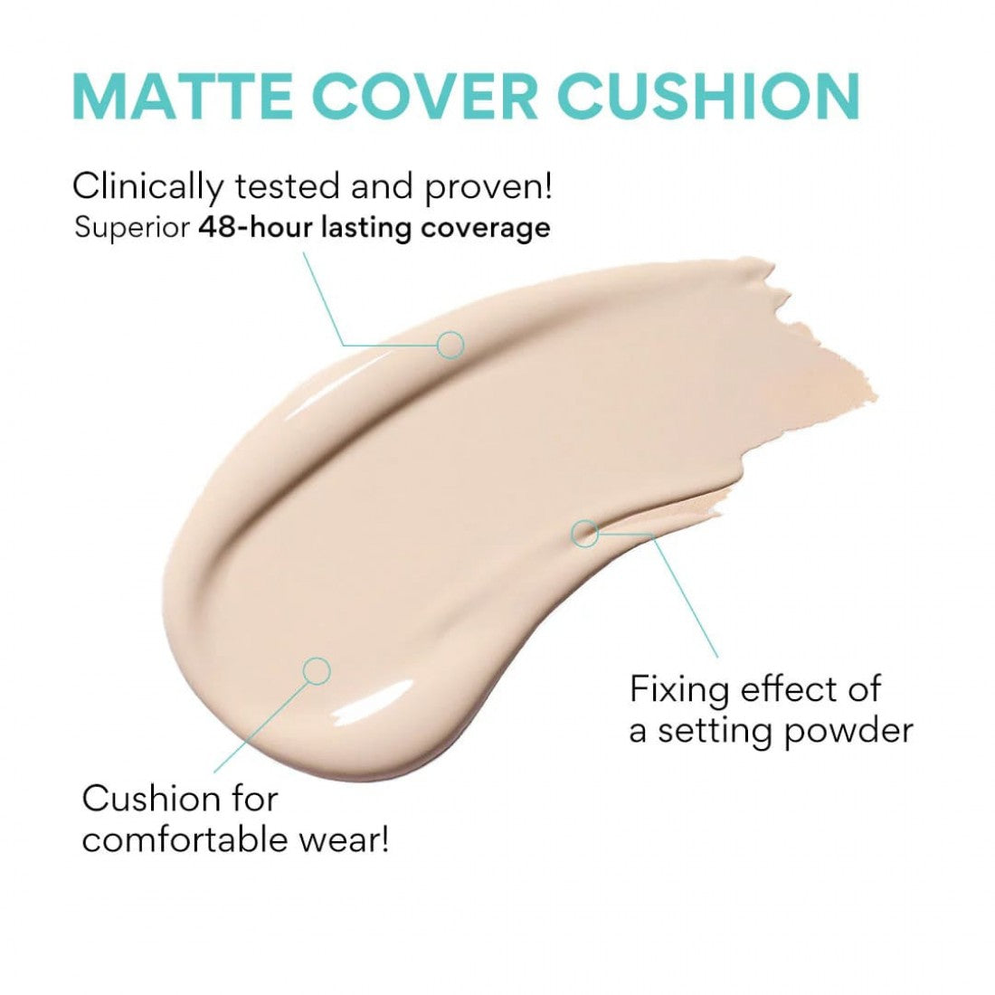 Innisfree No sebum Powder Cushion 21C Rose Vanilla (Refill) 14g - Makeup Stash Pakistan