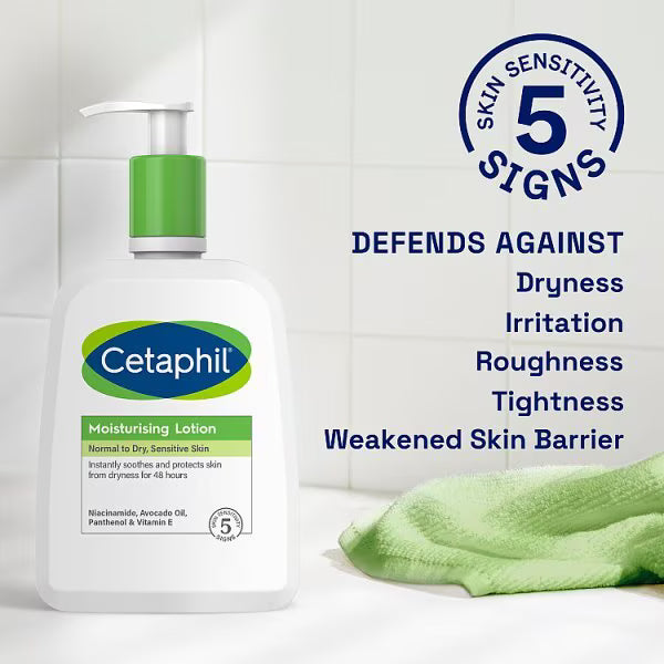 Cetaphil Moisturizing Lotion Dry To Normal, Sensitive Skin 236ml - Makeup Stash Pakistan