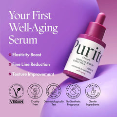 bakuchiol serum, bakuchiol serum Korea, retinol alternative serum, anti-aging serum sensitive skin, Korean skincare serum, wrinkle repair serum, natural retinol alternative, Purito Timeless Bloom, glowing skin serum - Makeup Stash Pakistan