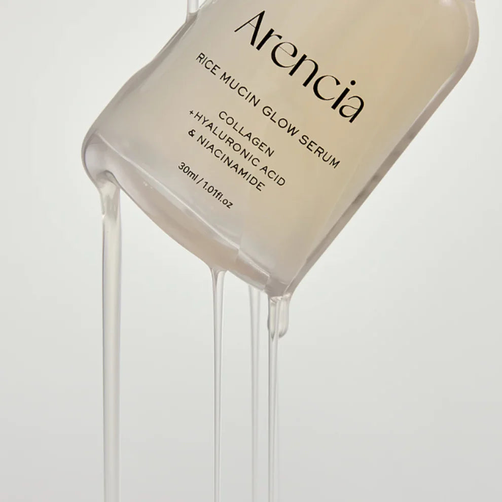 Arencia - Rice Mucin Glow Serum 30ml - Makeup Stash Pakistan