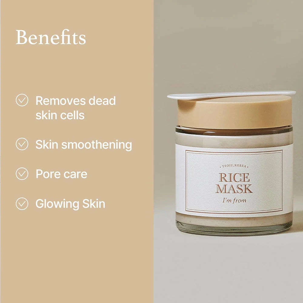 I'm from - Rice Mask 110g - Makeup Stash Pakistan
