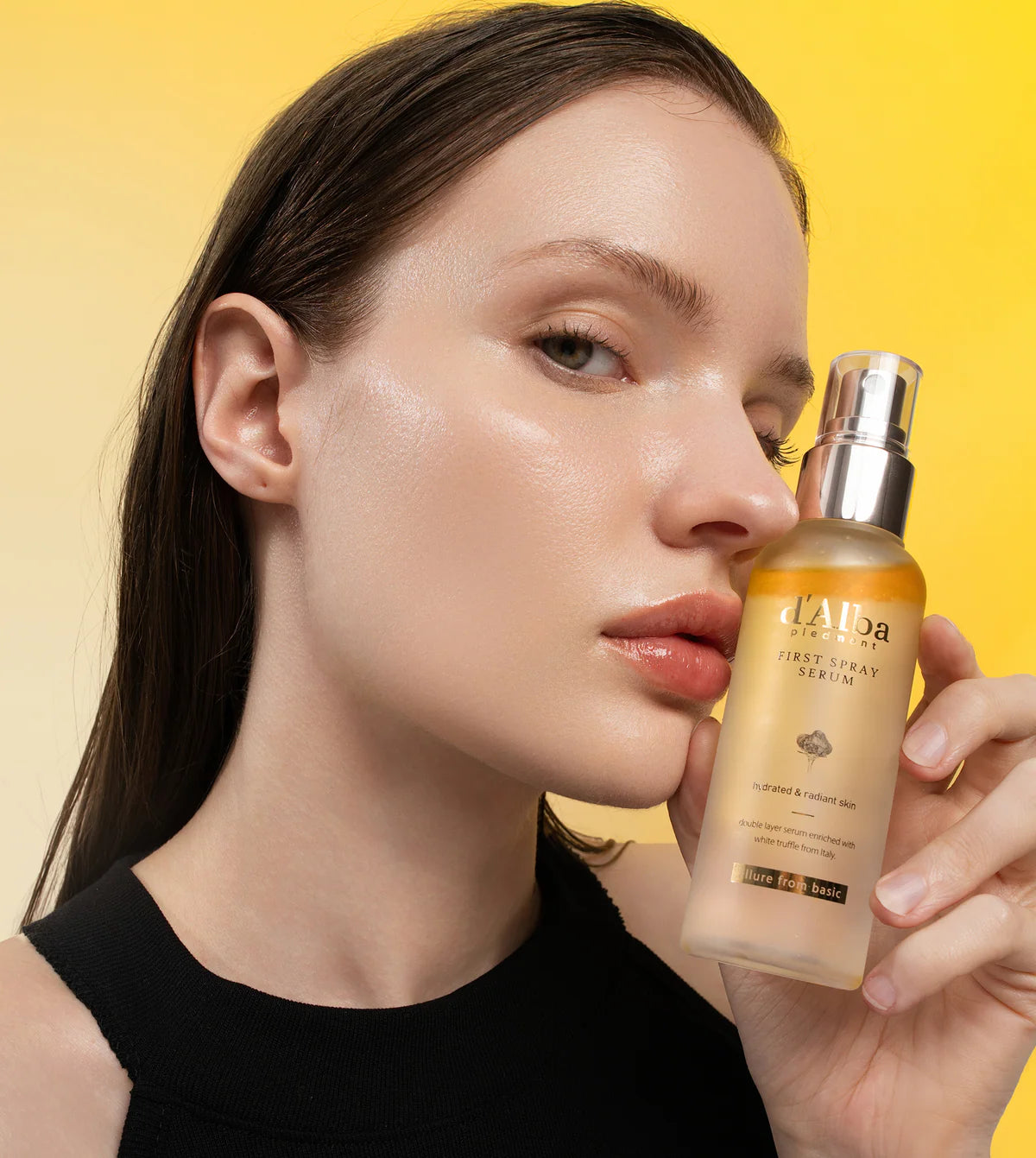 d'Alba First Spray Serum, d'Alba White Truffle First Spray Serum, White Truffle Mist Serum, d'Alba Serum Mist, Korean Skincare, Facial Mist, Hydrating Face Mist, Glow Serum, Glass Skin Mist, Luxury Korean Skincare - Makeupstashpk