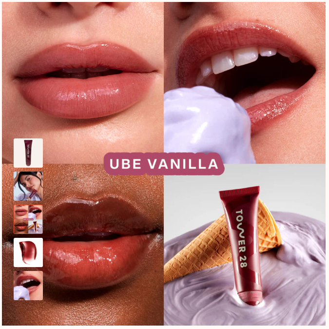 Tower 28 LipSoftie™ Tinted Lip Treatment UBE Vanilla 5gm - Makeup Stash Pakistan
