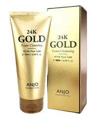 Anjo 24k Gold Foam Cleansing 180ml  - Makeup Stash Pakistan