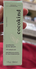 cocokind Postbiotic Acne Serum | 1 fl oz/30 ml Makeup Stash Pakistan
