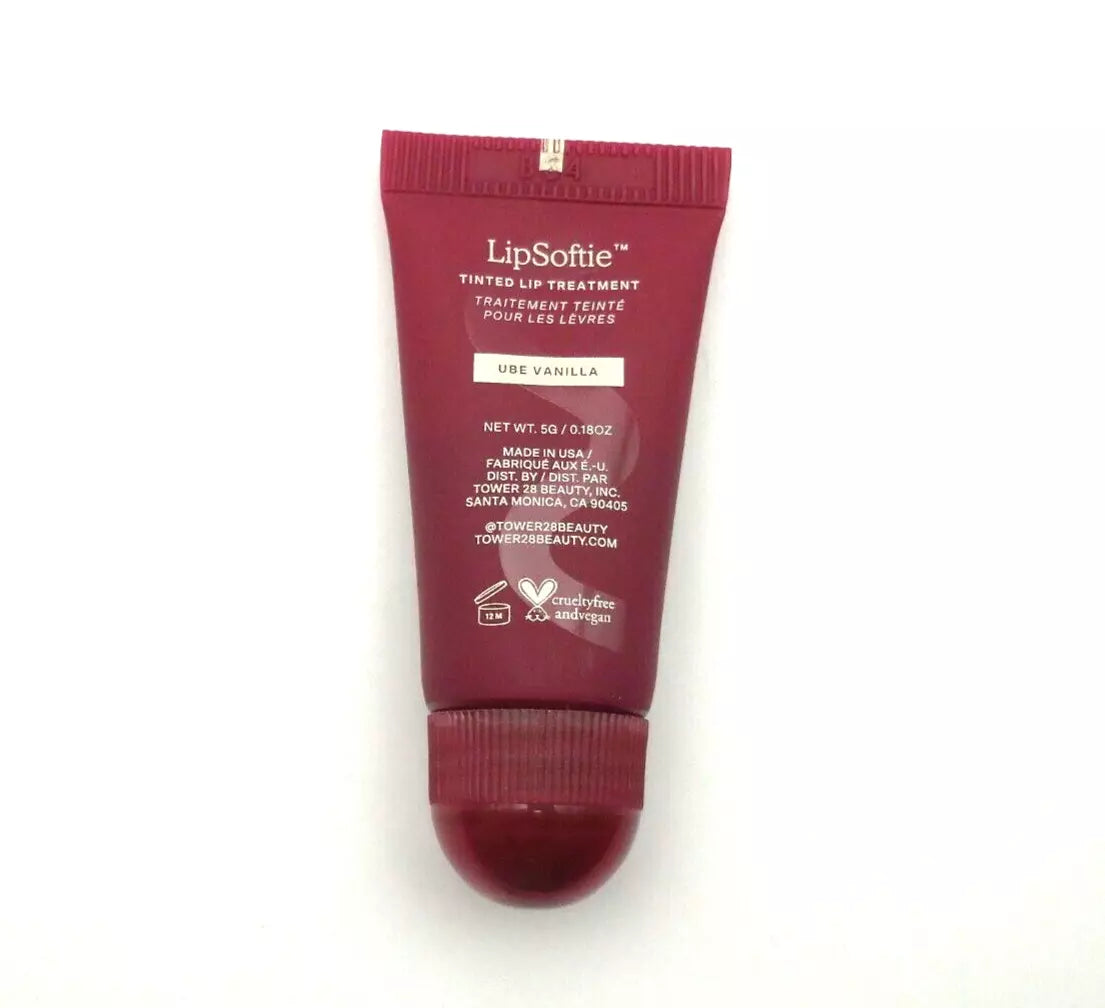 Tower 28 LipSoftie™ Tinted Lip Treatment UBE Vanilla 5gm - Makeup Stash Pakistan