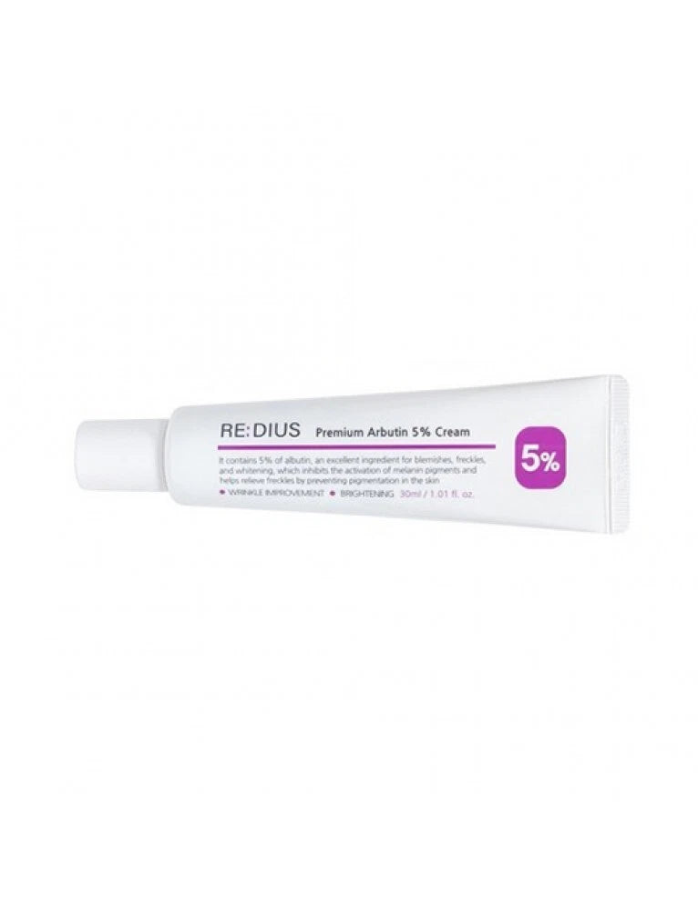 RE:DIUS- Premium Arbutin 5% Cream 30ml - Makeup Stash Pakistan