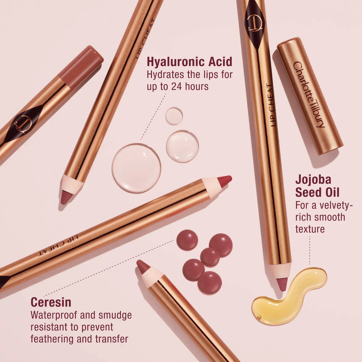 Charlotte Tilbury Lip Cheat, Charlotte Tilbury lip liner, reshape and resize lip liner, long lasting lip pencil, creamy lip liner, waterproof lip liner, lip contour pencil, fuller lips makeup, luxury lip liner, Charlotte Tilbury makeup, matte lip liner, smudge proof lip liner, lip defining pencil, nude lip liner - Makeupstashpk