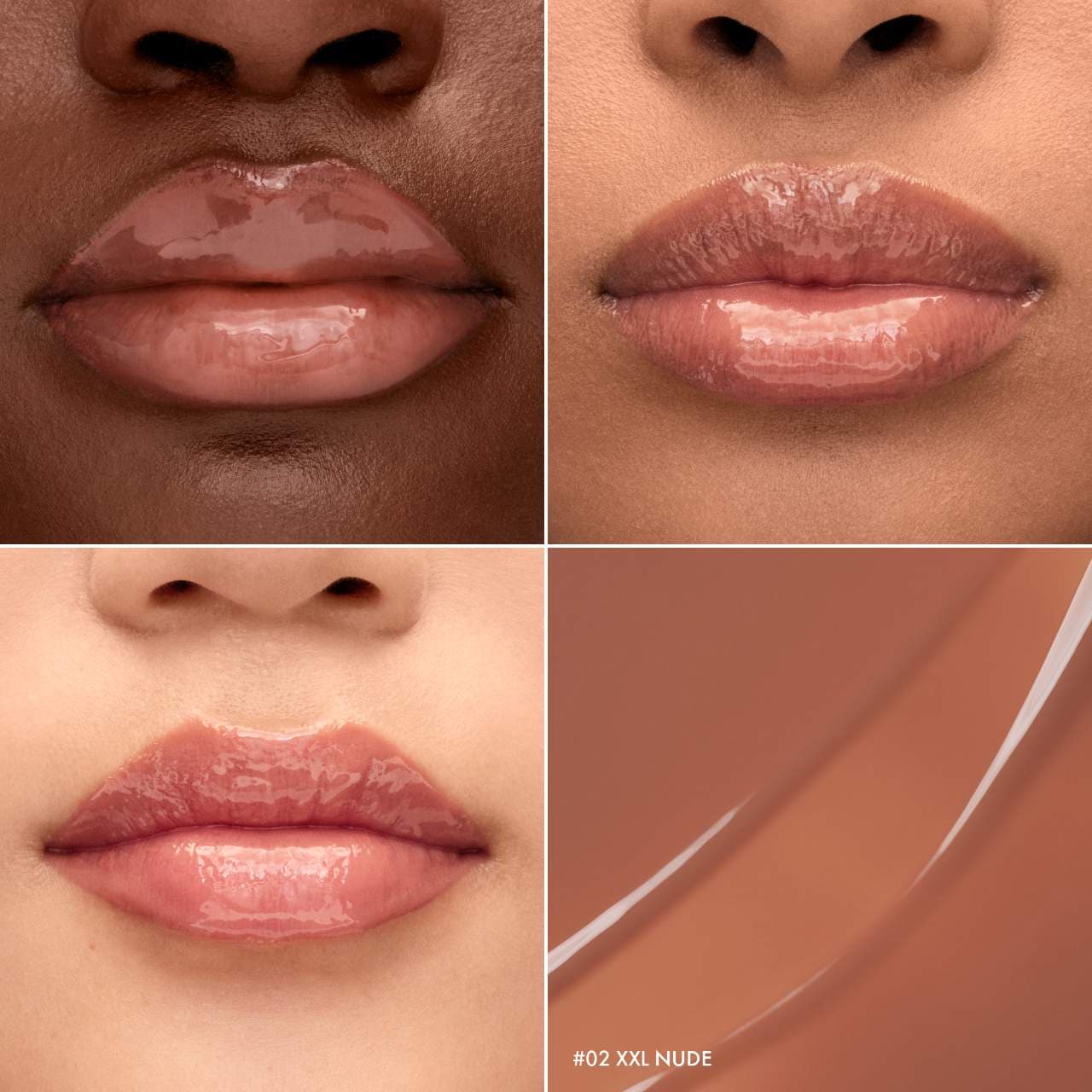 Sephora Outrageous Effect Lip Gloss,Sephora Lip Gloss 02 XXL Nude,Plumping Lip Gloss,Volumizing Lip Gloss,Sephora Collection Lip Gloss,High Shine Lip Gloss,Nude Lip Gloss,Glossy Nude Lips,Non Sticky Lip Gloss,Fuller Looking Lips,Hydrating Lip Gloss - Makeupstashpk