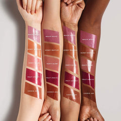 Fenty Beauty, Gloss Bomb Cream, Fenty Glow 02, Fenty Glow, Lip Cream, Lip Gloss, Cream Lip Gloss, Non Shimmer Lip Gloss, Hydrating Lip Gloss, Rosy Nude Lip Gloss, Nude Lip Gloss, High Shine Lip Gloss, Non Sticky Lip Gloss, Fenty Makeup, Luxury Makeup, Lip Makeup - Makeupstashpk