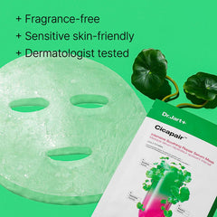 tiger grass mask, calming sheet mask Korea, centella mask set, sensitive skin mask, acne soothing mask, Korean sheet mask bundle, hydrating face mask, redness relief mask - Makeup Stash Pakistan