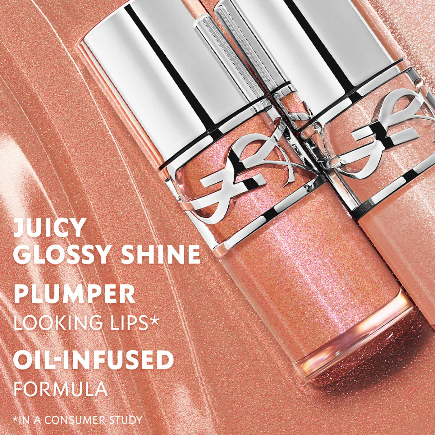 YSL Loveshine Plumping Lip Oil Gloss 05 California Sunshine – High-Shine Hydrating Lip Plumper