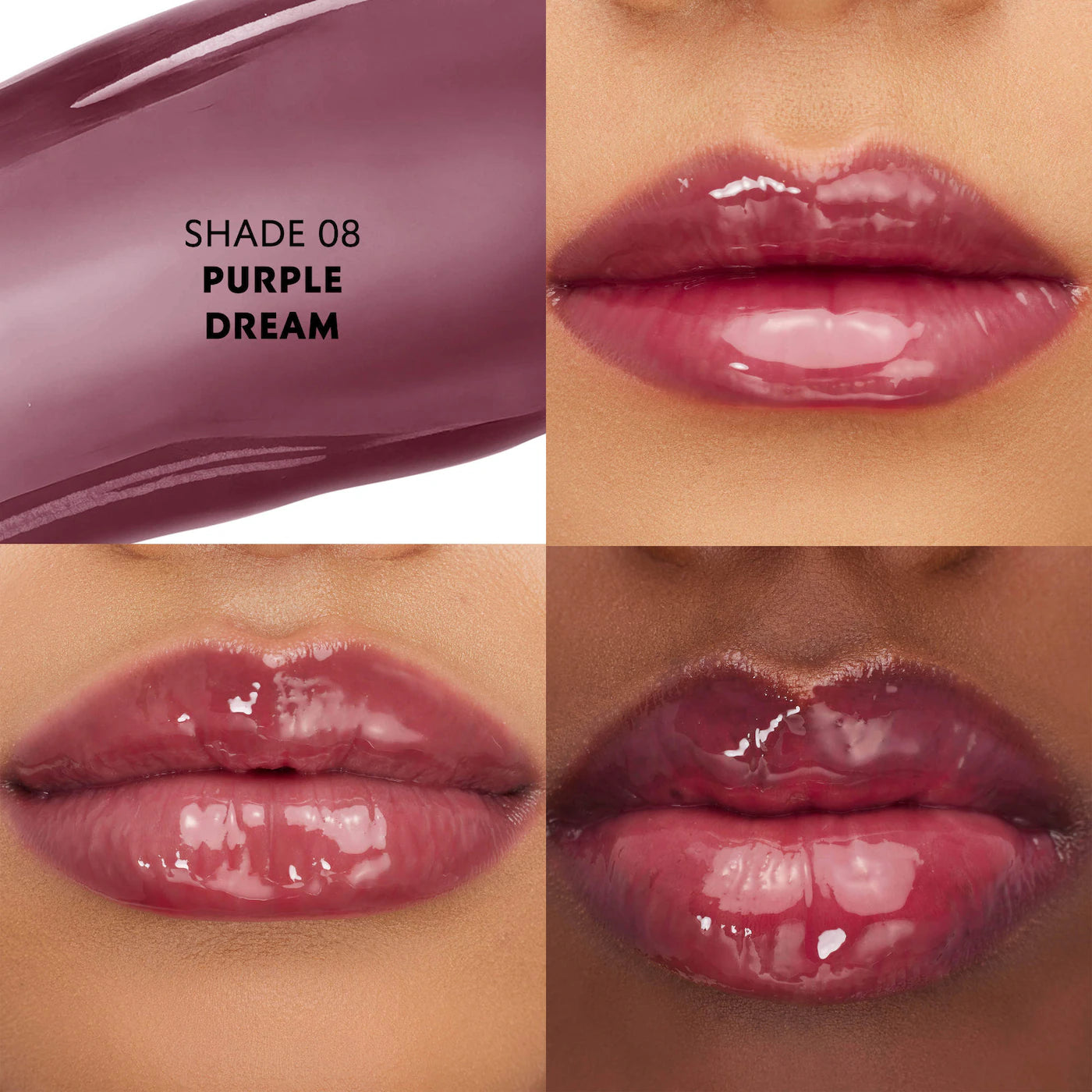 YSL loveshine gloss 08, purple dream lip gloss, ysl lip oil gloss, plumping lip gloss luxury, hydrating lip oil ysl, high shine lip gloss, non sticky lip gloss,Makeupstashpk