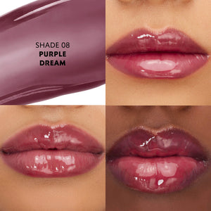 YSL loveshine gloss 08, purple dream lip gloss, ysl lip oil gloss, plumping lip gloss luxury, hydrating lip oil ysl, high shine lip gloss, non sticky lip gloss,Makeupstashpk