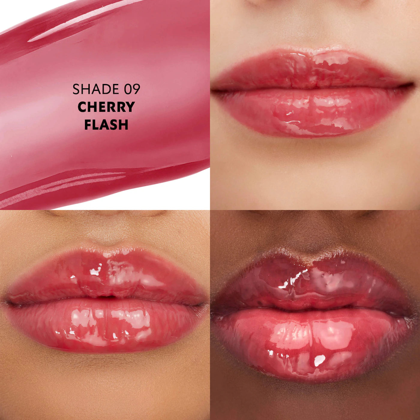 ysl loveshine gloss 09, cherry flash lip gloss, ysl lip oil gloss, plumping lip gloss luxury, hydrating lip oil ysl, high shine lip gloss, non sticky lip gloss,Makeupstashpk
