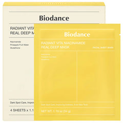 Biodance Radiant Vita Niacinamide Real Deep Mask 34g -  Makeup Stash Pakistan