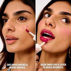 Benefit,Lip & Cheek Stain,Liquid Blush,Lip Tint,Long-lasting,Lightweight,Makeupstashpk