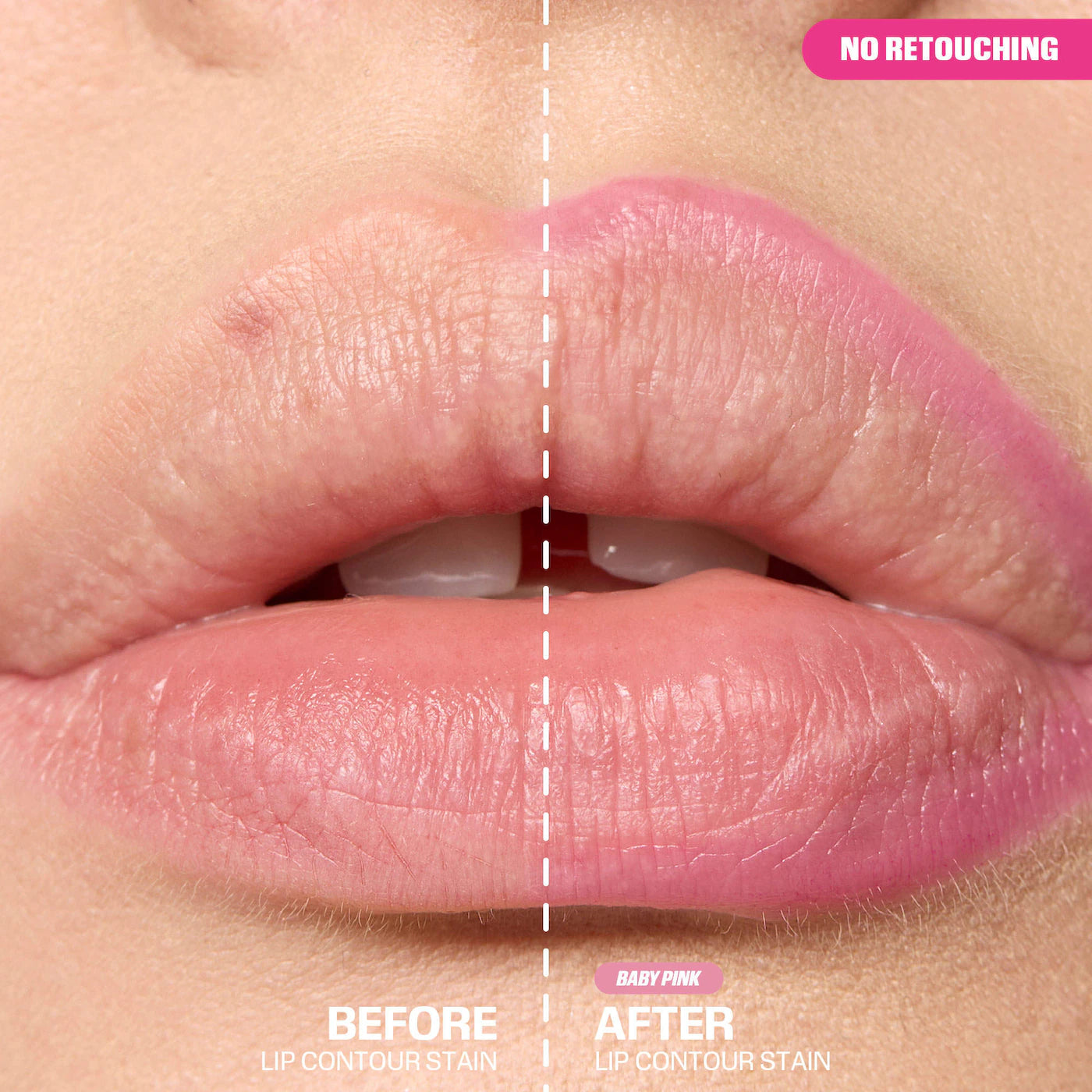 huda beauty lip contour stain, baby pink lip stain, pink nude lip stain, transfer proof lip stain, matte lip stain, long lasting lip contour, huda beauty makeup, rosy pink lips, waterproof lip stain, smudge proof lip color, everyday pink lip shade,Makeupstashpk