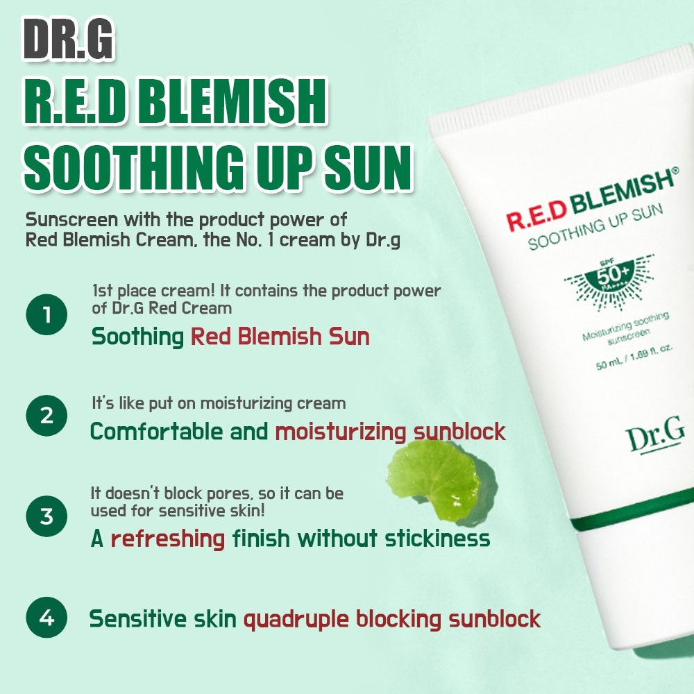 Dr.G - Red Blemish Soothing Up Sun 10ml- Makeup Stash Pakistan
