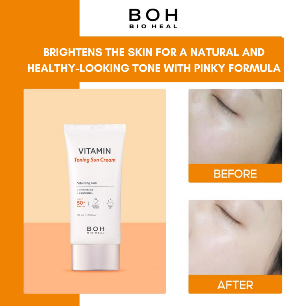 BOH - Vitamin Toning Sun Cream  50ml - Makeup Stash Pakistan