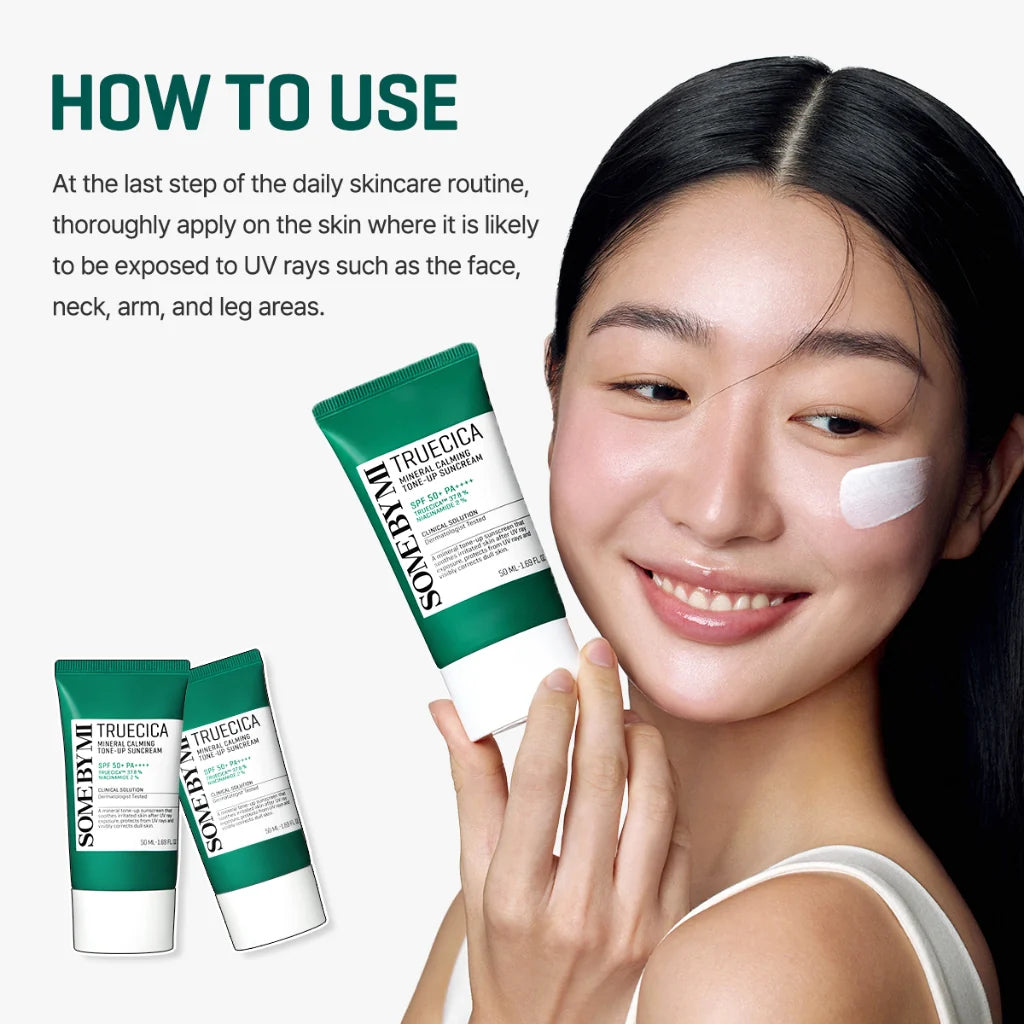 Some By Mi - Truecica Mineral Calming Tone Up Sunscream 50ml - Makeup Stash Pakistan
