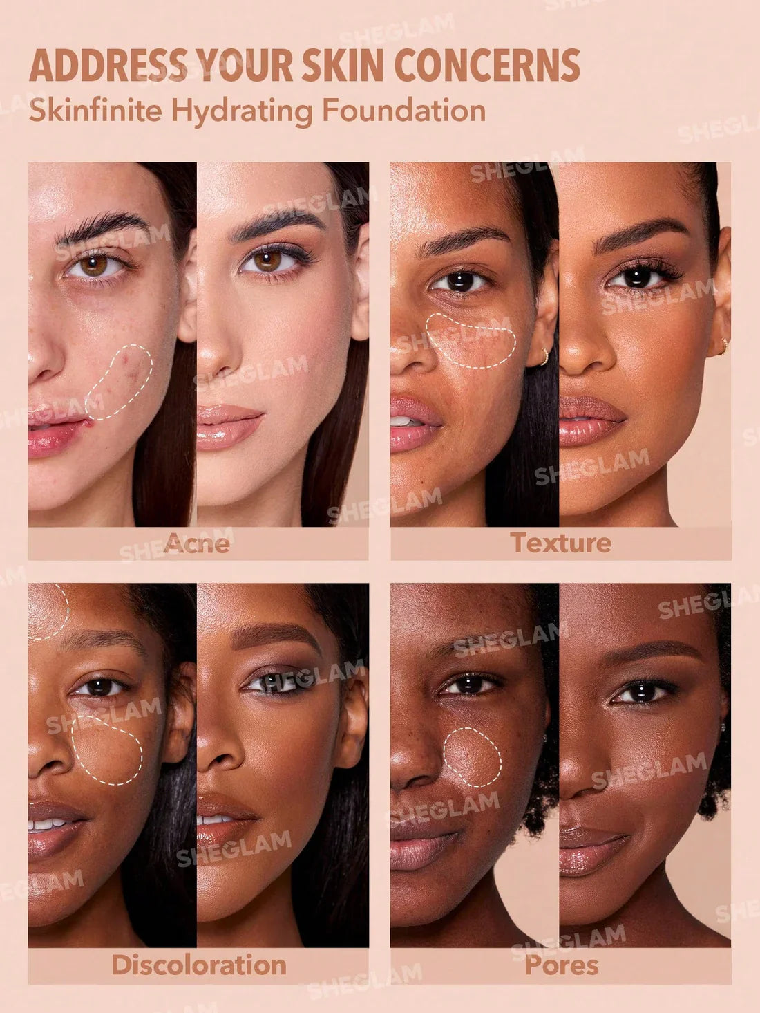 Matte Foundation ,  Full Coverage  , Lightweight  , combination skin. , flawless finish , Makeupstashpk