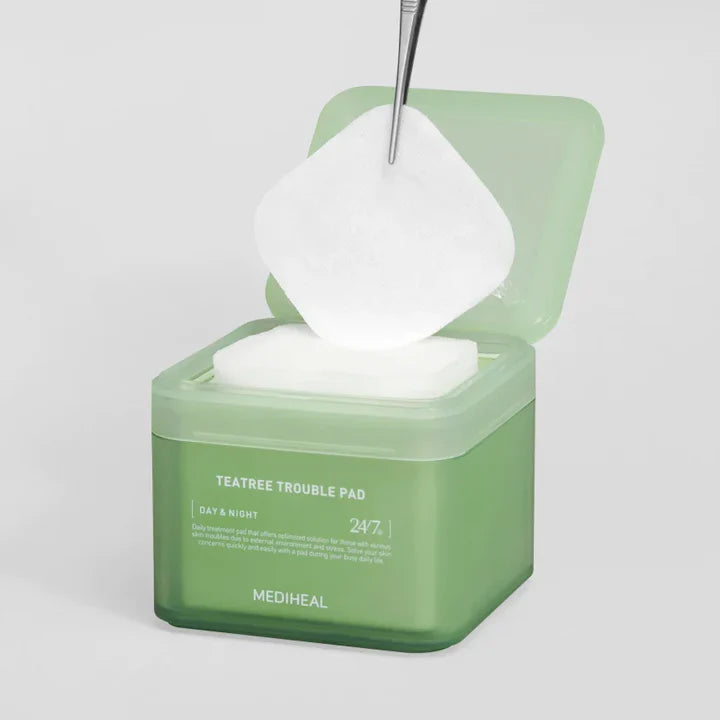 Mediheal - Tea Tree Trouble Pad 100 Pads -Makeup Stash Pakistan
