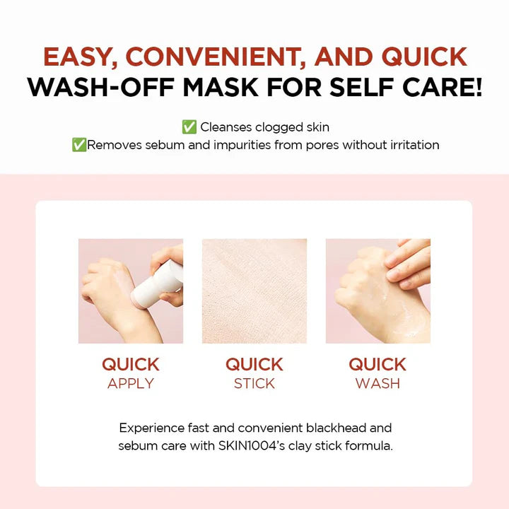 SKIN1004 Madagascar Centella Poremizing Quick Clay Stick Mask - 27g - Makeup Stash Pakistan