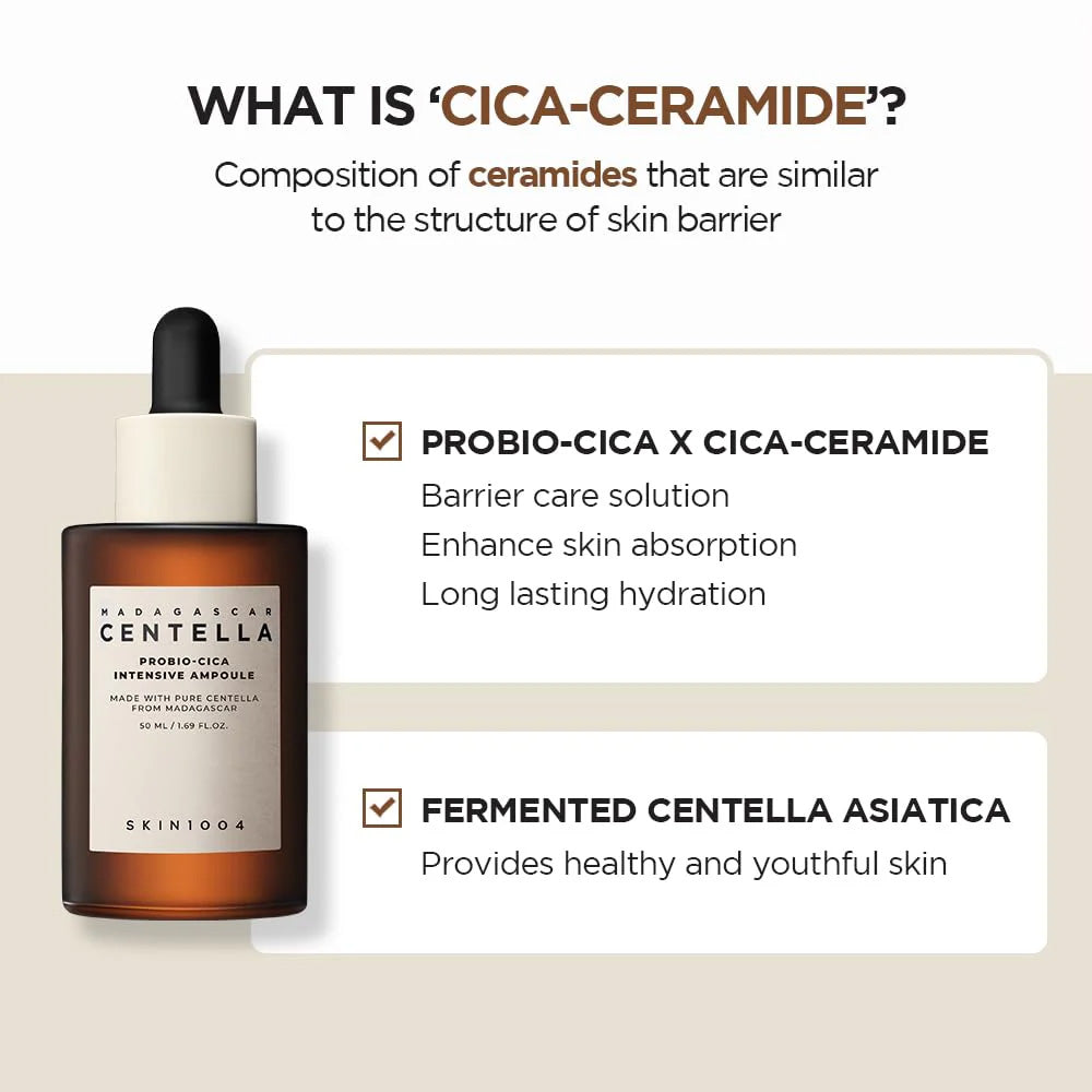 SKIN1004 - Madagascar Centella Probio Cica Intensive Ampoule 50ml - Makeup Stash Pakistan