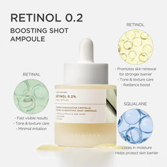 Retinol Ampoule, Korean retinol serum, anti-aging serum, Centella retinol serum, retinol 0.2 serum, wrinkle care serum, Korean skincare, skin renewal serum, gentle retinol, beginner retinol serum, pore refining serum, skin texture improvement, K-beauty anti-aging, facial serum, nighttime serum, Centella Asiatica serum, hydrating retinol serum - Makeupstashpk