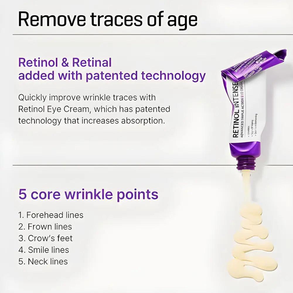 Retinol Eye Cream, Korean Eye Cream Pakistan, Anti Aging Eye Cream, Dark Circle Treatment, Wrinkle Eye Cream, Bakuchiol Eye Cream,Korean Skincare Products, Under Eye Cream, Firming Eye Cream, Retinal Eye Treatment, Hydrating Eye Cream - Makeup Stash Pakistan