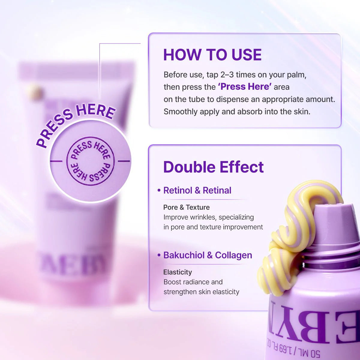 Retinol Bakuchiol Cream, Korean Anti Aging Cream, Firming Face Cream, Wrinkle Repair Cream, Korean Skincare Pakistan, Bakuchiol Moisturizer, Some By Mi Pakistan, Retinol Cream, Elasticity Care Cream, Korean Beauty Products, Fine Line Treatment, Makeupstashpk