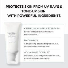 Skin1004 - Madagascar Centella Tone Brightening Tone-Up Sunscreen SPF50+ PA+++ 50ml - Makeup Stash Pakistan
