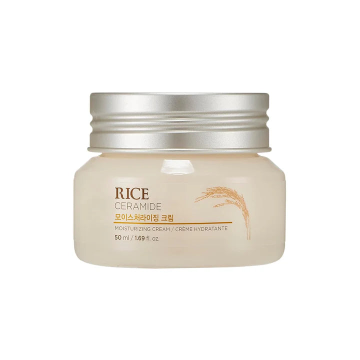 The Face Shop - Rice Ceramide Moisturizing Cream 50ml - Makeup Stash Pakistan