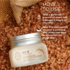 The Face Shop - Rice Ceramide Moisturizing Cream 50ml - Makeup Stash Pakistan