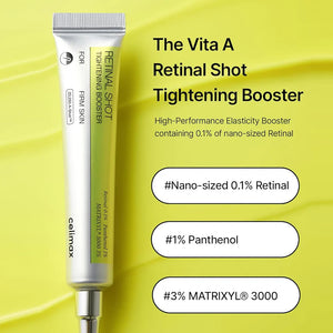 celimax retinol serum, vita a retinol booster, korean anti aging serum, retinol tightening serum, wrinkle repair serum, pore tightening treatment, firming skincare,Makeupstashpk