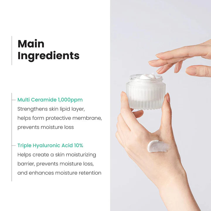 ceramide cream, barrier repair moisturizer, korean face cream, hydrating moisturizer, dry skin cream, sensitive skin moisturizer, skin barrier cream - Makeup Stash Pakistan