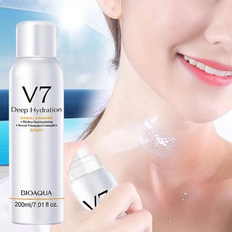 BioAqua V7 Deep Hydration Seven Vitamins Complex V7 Instant Whitening Spray | Makeupstash Pakistan