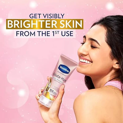 dewy radiance lotion, vaseline brightening lotion, gluta glow body lotion, hyaluronic acid lotion, vaseline serum burst lotion, skin brightening lotion pakistan, hydrating body lotion, vaseline 290ml lotion, glowing skin lotion, Makeup Stash Pakistan