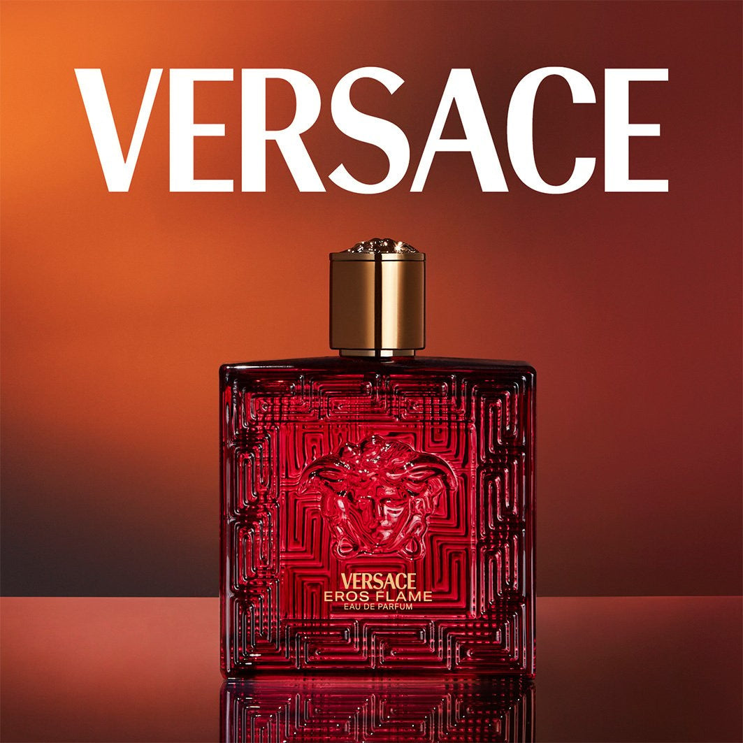 Versace Eros Flame Men Eau de Parfum 100ml – Intense Spicy Woody Masculine Fragrance