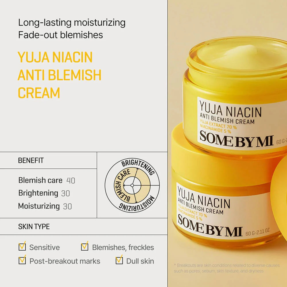 Yuja Niacin Cream, Korean Brightening Cream, Dark Spot Cream, Korean Skincare Pakistan, Blemish Care Cream, Niacinamide Moisturizer, Some By Mi Pakistan, Glow Face Cream, Brightening Moisturizer, Korean Beauty Products, Uneven Skin Tone Cream, Hydrating Glow Cream, Daily Face Cream - Makeupstashpk