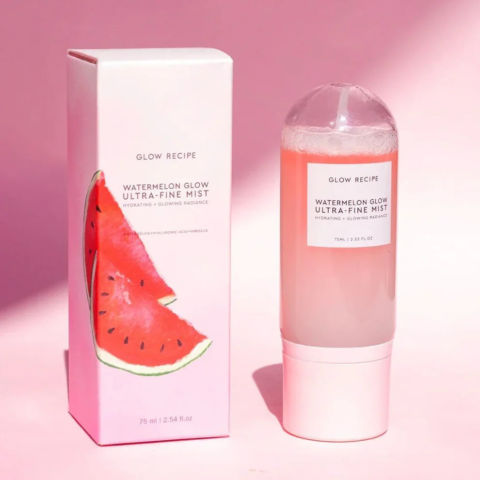 Glow Recipe Niacinamide Dew Drops +Ultra-Fine Mist +Free Fruity Eye Gel Mask - Dewy Glow TRIO