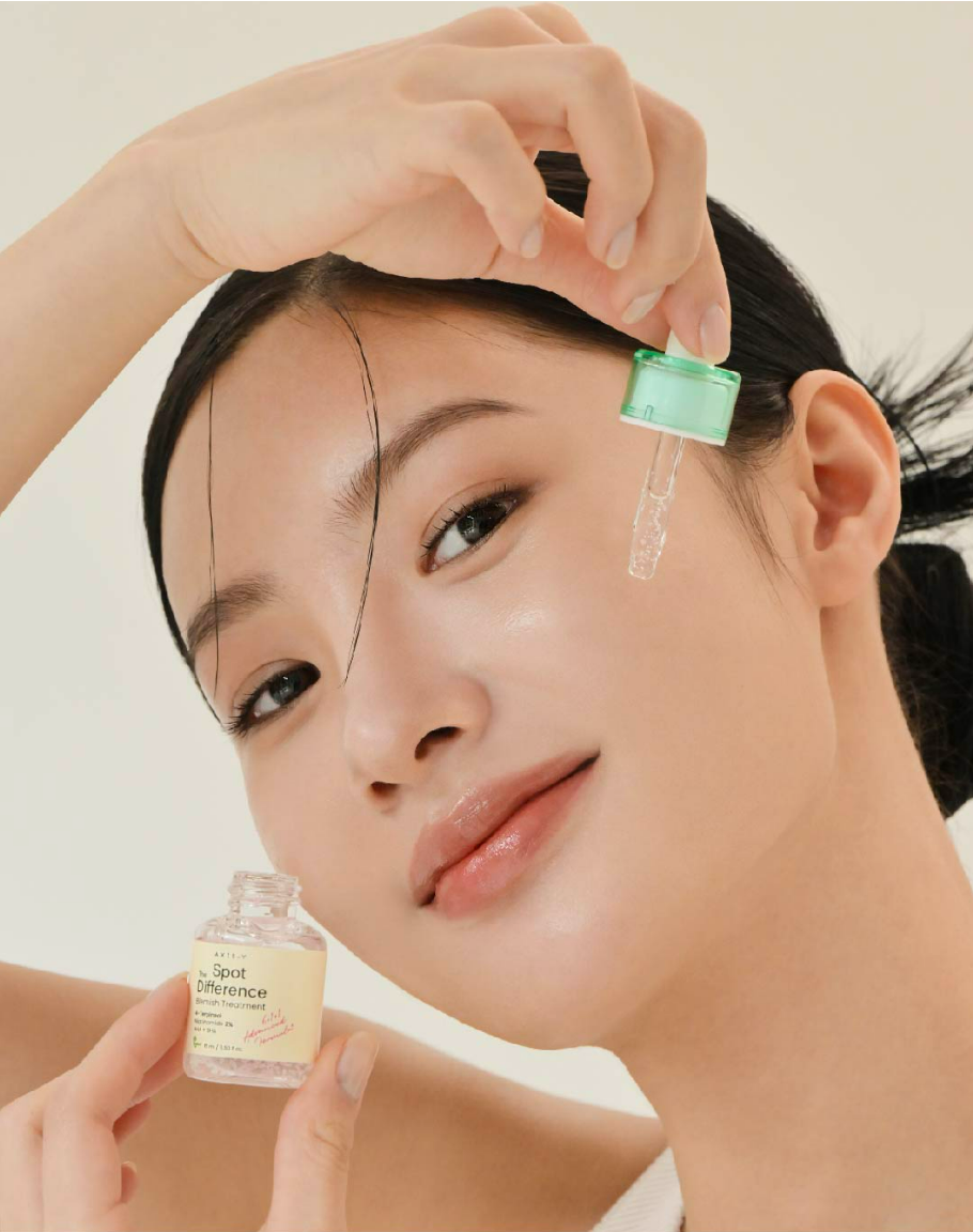 Axis-Y blemish treatment, acne spot treatment korea, spot the difference axis-y, dark spot corrector serum, acne treatment for sensitive skin, korean acne solution,Makeupstashpk