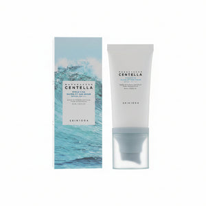 Korean sunscreen, SPF50 sunscreen, Centella sunscreen, hydrating sunscreen, Korean sunblock, lightweight sunscreen, sunscreen for sensitive skin, hyaluronic acid sunscreen, no white cast sunscreen, Korean skincare, daily sunscreen, soothing sunscreen, Centella Asiatica sunscreen, - Makeup Stash Pakistan