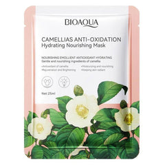 Bioaqua Camellias Anti-Oxidation Hydrating Nourishing Mask - Makeup Stash Pakistan - BioAqua