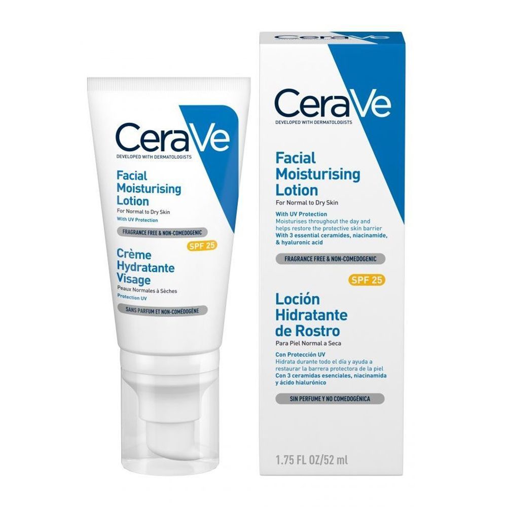 Cerave Facial Moisturizing Lotion for normal to dry AM SPF25 - Makeup Stash Pakistan - CeraVe