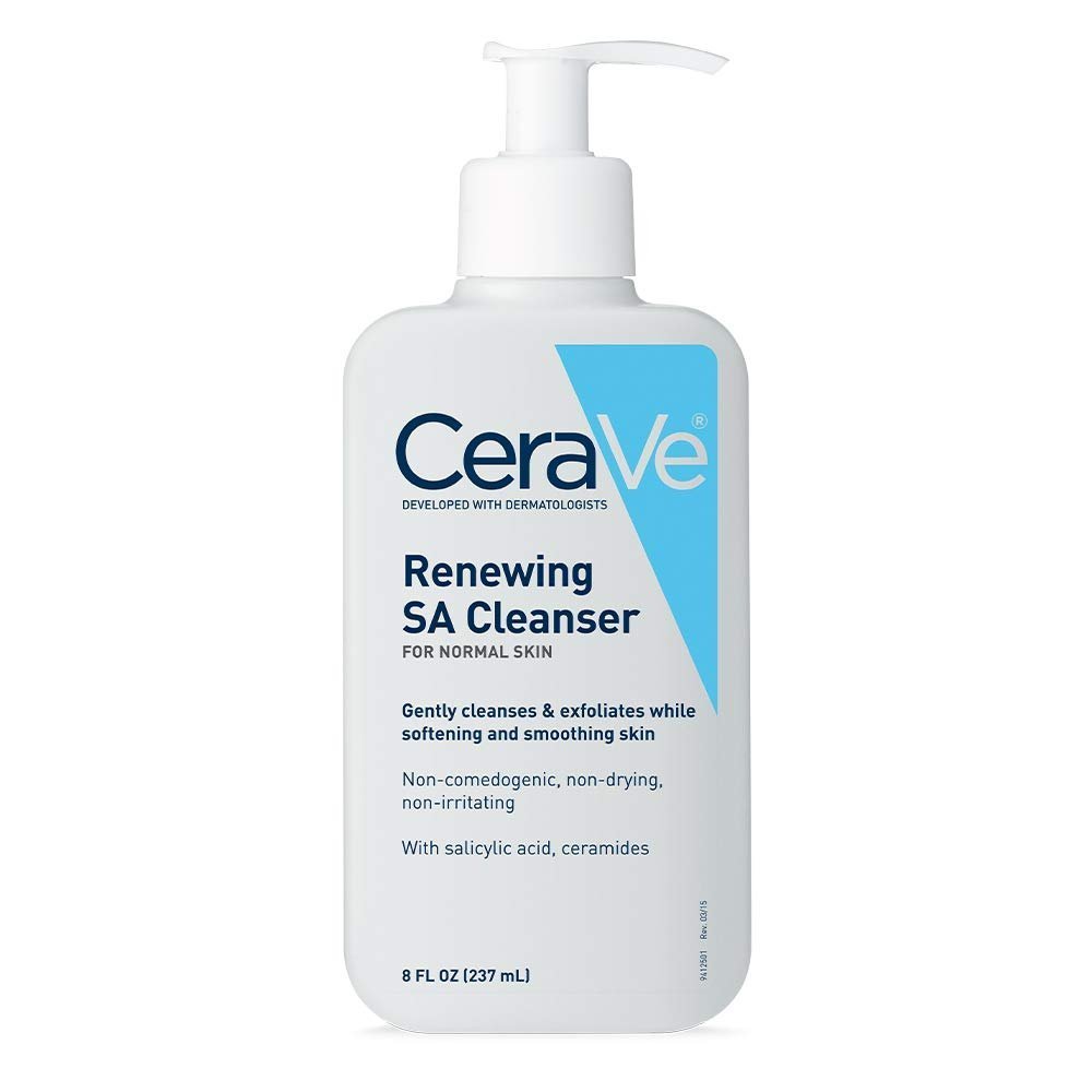 CeraVe Renewing Salicylic Acid Cleanser For Normal Skin 8 OZ - Makeup Stash Pakistan - CeraVe