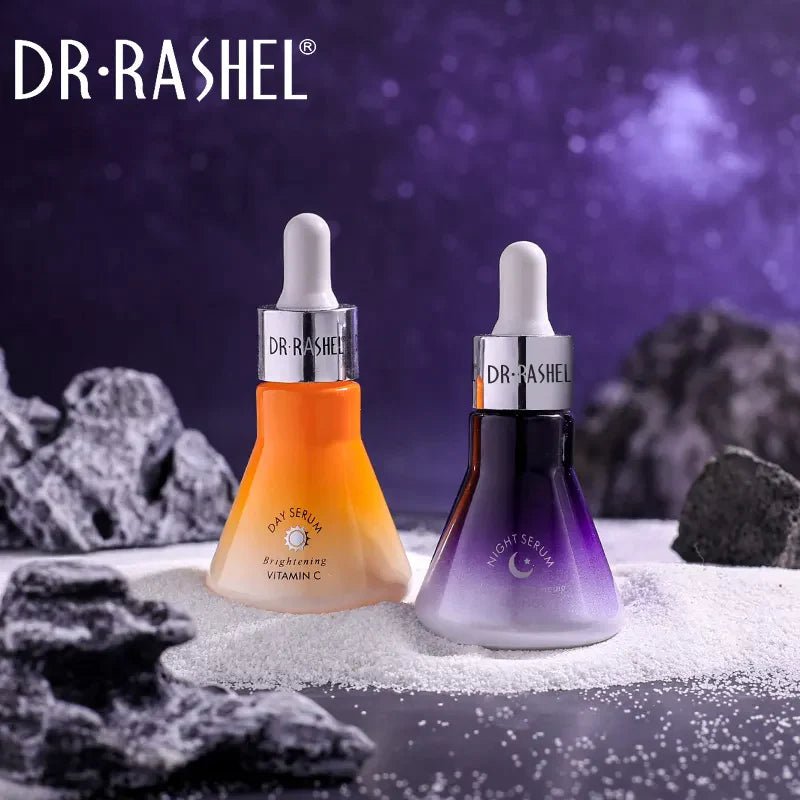 Dr. Rashel Vitamin C & Retinol Day & Night Serum Pack of 2 - Makeupstash Pakistan - Dr. Rashel