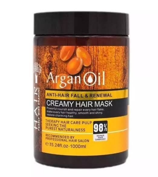Buy  Pearly Wire Drawing Argan Oil Hair Mask in PakiMSan at beMS price. 